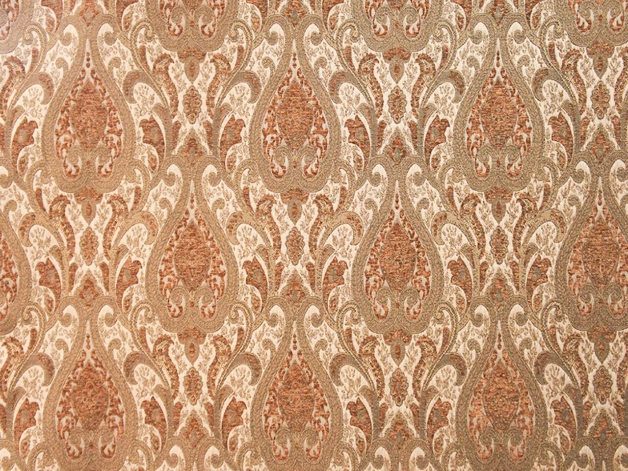 Sarah Upholstery & Drapery Fabric 100% Polyester, 54" Wide with Elegant Pattern Repeat